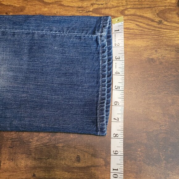 Lucky Brand Jeans Size 8 Logan Classic Rider Crop Pandada Wash Medium Light - Picture 11 of 12